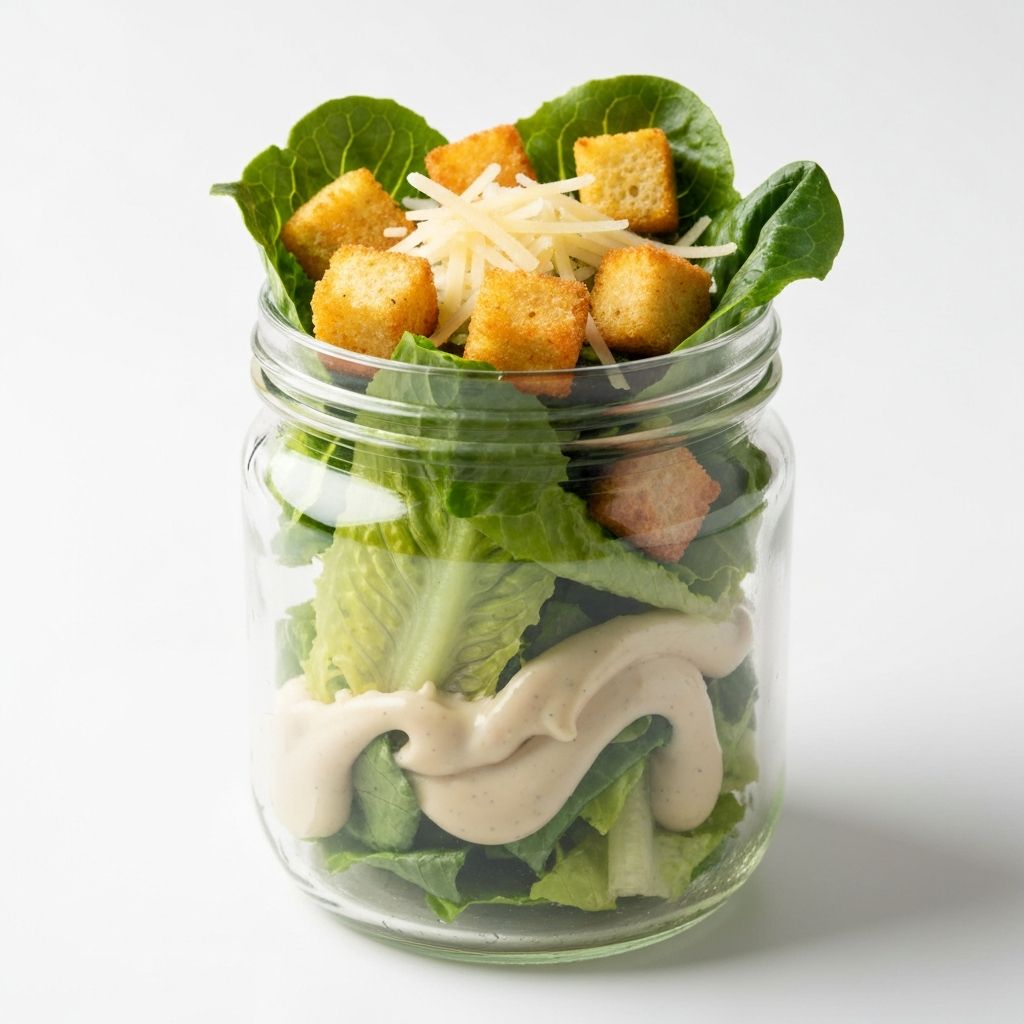 SALADA CAESAR + MOLHO ORIGINAL